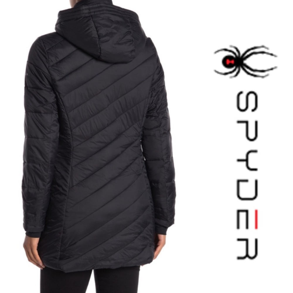 NWT SPYDER Boundless Quilted Long Jacket - Picture 3 of 16